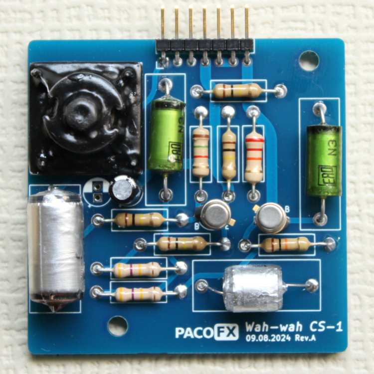 Circuito wah-wah con inductor PL02.